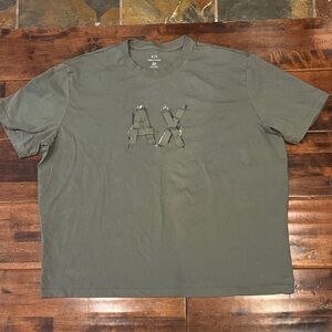 Armani Exchange Olive Men's Tee